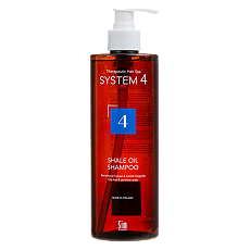 Купить System 4 Shale Oil Shampoo Терапевтический шампунь №4 для очень жирной и чувствительной кожи головы 500 мл 1 шт цена