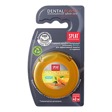 Купить Splat Professional DentalFloss Зубная нить Апельсин и корица 40 м цена