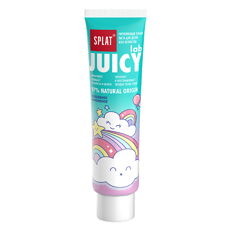 Splat Juicy Зубная паста Волшебное мороженое детская 80 г 1 шт