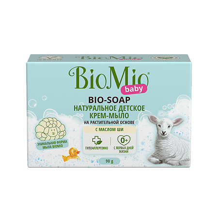 Изображение товара BioMio Baby Bio-SOAP Гипоаллергенное детское крем-мыло 90 г для купания