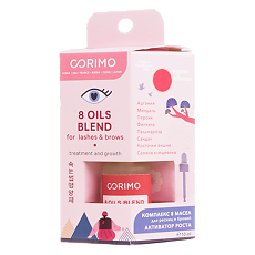 Купить Corimo Комплекс 8 масел для ресниц и бровей Активатор Роста 10 мл 1 шт цена