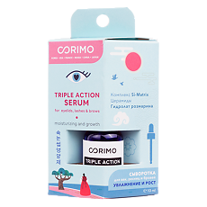 Купить Corimo Сыворотка для век, ресниц и бровей Увлажнение и Рост 10 мл 1 шт цена