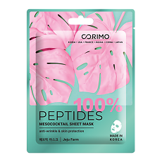 Купить Corimo Тканевая маска для лица Мезококтейль 100% Peptides 22 г 1 шт цена