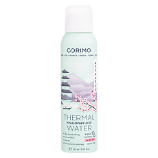 Купить Corimo Термальная вода для лица с Гиалуроновой кислотой 150 мл 1 шт цена