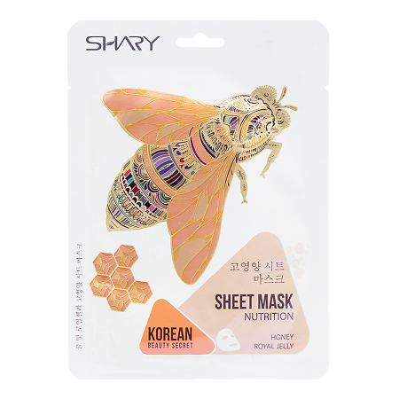 Изображение товара Shary Маска питание для лица Мед и Маточное молочко 25 г 1 шт