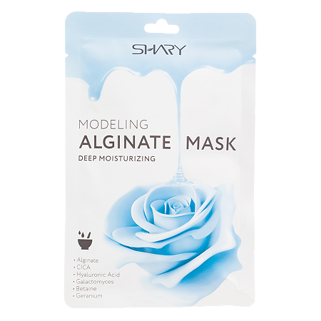 Shary Моделирующая альгинатная маска для лица Глубокое увлажнение 28 г 1 шт