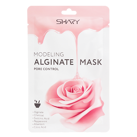 Shary Моделирующая альгинатная маска для лица Контроль над порами 28 г 1 шт