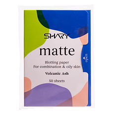 Купить Shary Матирующие салфетки для лица Вулканический пепел для комбинированной и жирной кожи 12 г 1 шт цена
