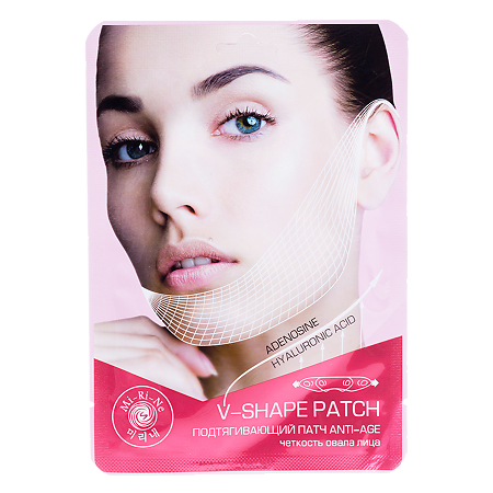 Изображение товара Mi-Ri-Ne V-Shape Patch Подтягивающий патч Anti-Age для четкости овала лица 8 г 1 шт