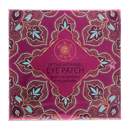 Изображение товара Mi-Ri-Ne Гидрогелевые лифтинг-патчи для области вокруг глаз с комплексом пептидов и рубиновой пудрой 60 шт