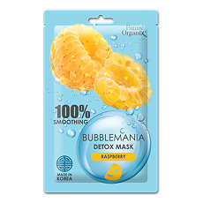 Купить Funny Organix Bubble Mania Кислородная тканевая детокс-маска Сладкая Малина 25 г 1 шт цена