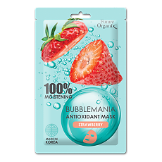 Купить Funny Organix Bubble Mania Кислородная тканевая маска-антиоксидант Сочная Клубника 25 г 1 шт цена