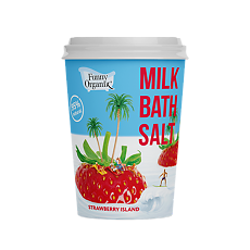 Купить Funny Organix Молочная соль для ванн Strawberry Island 500 г 1 шт цена