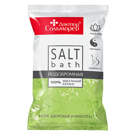 Изображение товара Доктор Сольморей Соль для ванн Йодобромная 1000 г 1 шт
