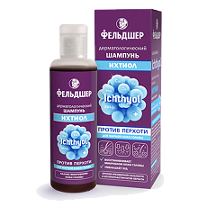 Купить Фельдшер Шампунь дерматологический Ихтиол против перхоти 125 мл 1 шт цена