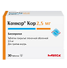 Конкор Кор таблетки покрыт.плен.об. 2,5 мг 30 шт