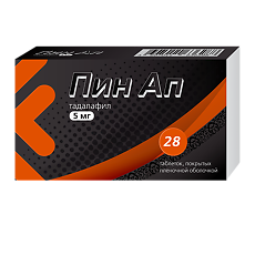 Купить Пин Ап таблетки покрыт.плен.об. 5 мг 28 шт цена