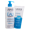 Uriage Eau Thermale Набор Молочко для тела увлаж 500 мл+пенящийся крем очищ 200 мл 1 уп