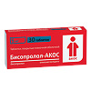 Бисопролол-АКОС таблетки покрыт.плен.об. 5 мг 30 шт