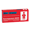 Бисопролол-АКОС таблетки покрыт.плен.об. 10 мг 30 шт