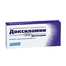 Купить Доксиламин таблетки покрыт.плен.об. 15 мг 30 шт цена