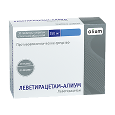 Изображение товара Леветирацетам-Алиум таблетки покрыт.плен.об. 250 мг 30 шт