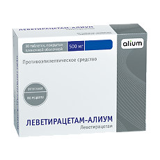 Купить Леветирацетам-Алиум таблетки покрыт.плен.об. 500 мг 30 шт цена