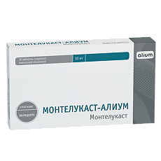 Купить Монтелукаст-Алиум таблетки покрыт.плен.об. 10 мг 30 шт цена