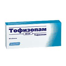 Изображение товара Тофизопам таблетки 50 мг 60 шт