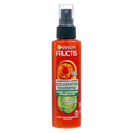 Изображение товара Garnier Fructis Сыворотка-спрей SOS Кератин для очень поврежденных волос 150 мл 1 шт