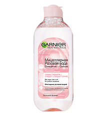 Изображение товара Garnier Skin Naturals Мицеллярная вода Розовая вода Очищение+Сияние 400 мл 1 шт