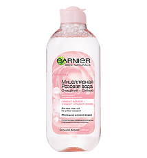Купить Garnier Skin Naturals Мицеллярная вода Розовая вода Очищение+Сияние 400 мл 1 шт цена