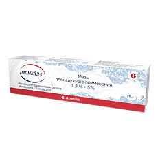 Купить Момейд-С мазь для наружного применения 0,1%+5% 15 г 1 шт цена