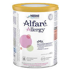 Купить Alfare Allergy/Алфаре Аллерджи смесь с олигосахаридами грудного молока 400 г 1 шт цена
