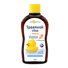 Изображение товара Мой Утенок Натуральный комплекс экстрактов трав для купания младенцев с первых дней жизни Череда 250 мл 1 шт