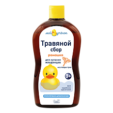Купить Мой Утенок Натуральный комплекс экстрактов трав для купания младенцев с первых дней жизни Ромашка 500 мл 1 шт цена