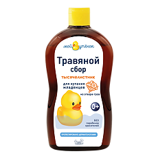 Купить Мой Утенок Натуральный комплекс экстрактов трав для купания младенцев с первых дней жизни Тысячелистник 500 мл 1 шт цена