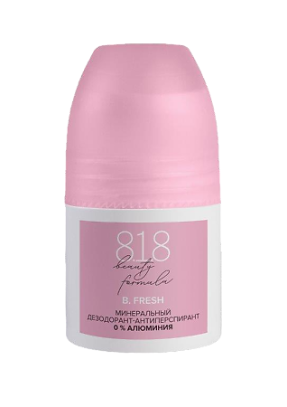 Изображение товара 8.1.8 beauty formula Минеральный дезодорант-антиперспирант без солей алюминия фл 50 мл 1 шт