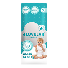 Изображение товара Lovular Hot Wind Трусики-подгузники XL 13-18 кг 36 шт
