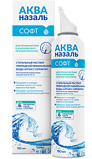 Купить Акваназаль Софт средство для орошения и промывания носа для взрослых и детей с 6 месяцев 150 мл цена