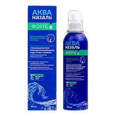 Купить Акваназаль Форте средство для орошения и промывания носа для взрослых и детей с 2-х лет 150 мл цена