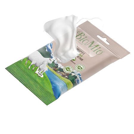 БиоМио (BioMio) Bio-Wipes Натуральные влажные салфетки с экстрактом хлопка для детей и взрослых 15 шт