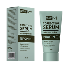 Купить pharmlevel NIACIN Сыворотка для лица ночная себорегулирующая 50 мл 1 шт цена