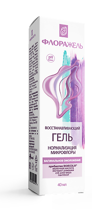 Изображение товара Флоражель восстанавливающий гель для нормализации микрофлоры женской интимной зоны 40 мл 1 шт