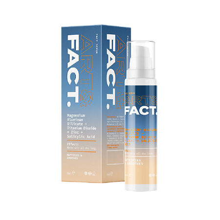 Изображение товара Art&Fact Себорегулирующая эмульсия для лица увлажняющая и матирующая Magnesium Aluminum Silic 30 мл 1 шт