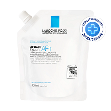 Изображение товара La Roche-Posay Lipikar Syndet AP+ Крем-гель очищающий для ухода за очень сухой кожи Refill см/блок 400 мл 1 шт
