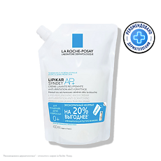 Купить La Roche-Posay Lipikar Syndet AP+ Крем-гель очищающий для ухода за очень сухой и атопичной кожей Refill см/блок 400 мл 1 шт цена