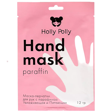 Holly Polly Маска-перчатки для рук с парафином увлажняющая и питающая 12 г 1 шт
