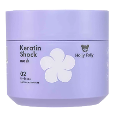 Купить Holly Polly Маска для волос восстанавливающая Keratin Shock 300 мл 1 шт цена