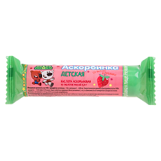Купить Ми-Ми-Мишки Аскорбинка детская кислота аскорбиновая с сахаром со вкусом клубники таблетки массой 2,9 г крутка 10 шт цена